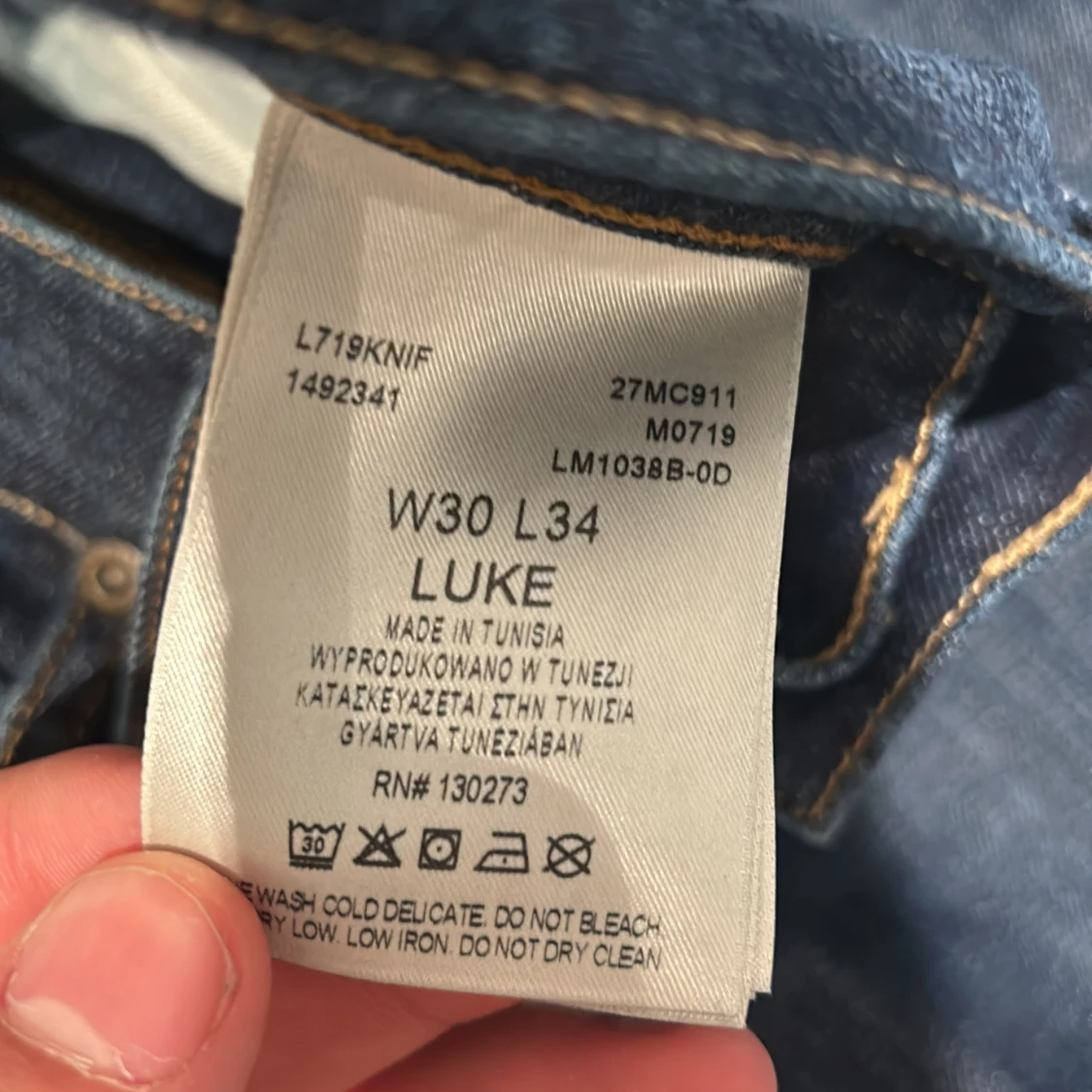 Blå jeans från Lee - 4