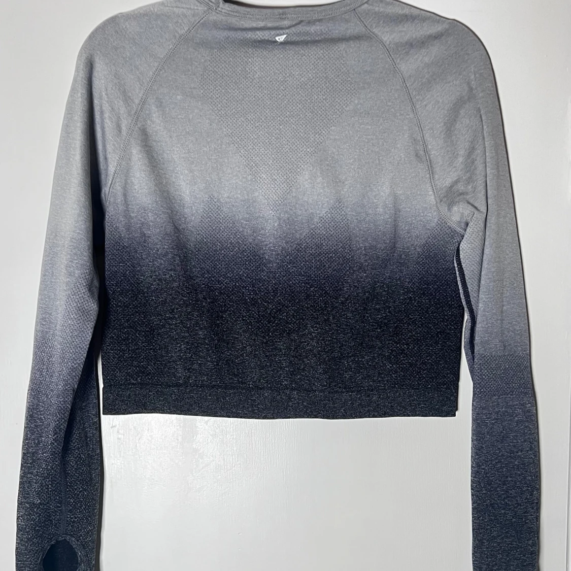 Grå/svart tränings crop top - Work Out - 1