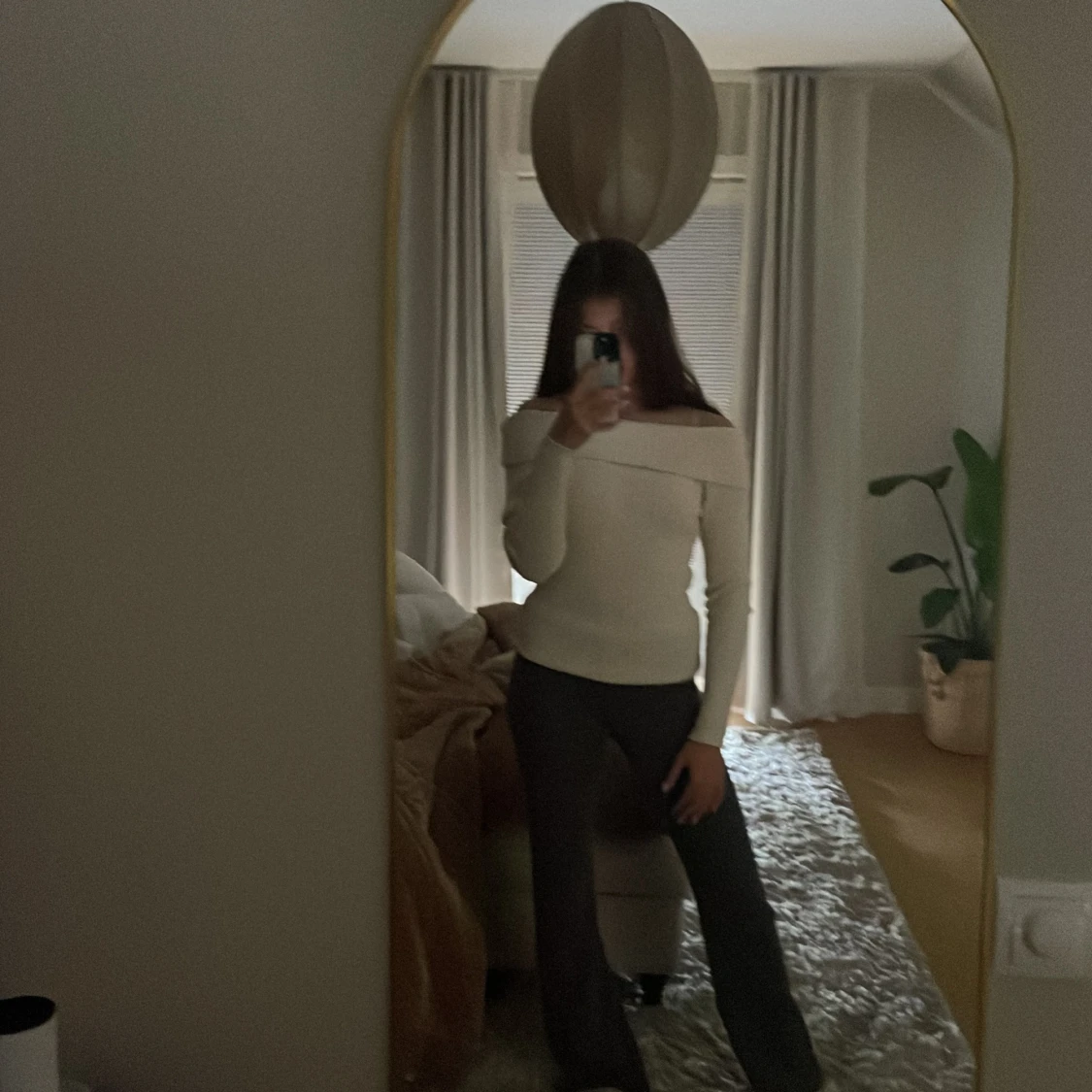 Lyxig off-shoulder tröja från Lindex💗 - 90