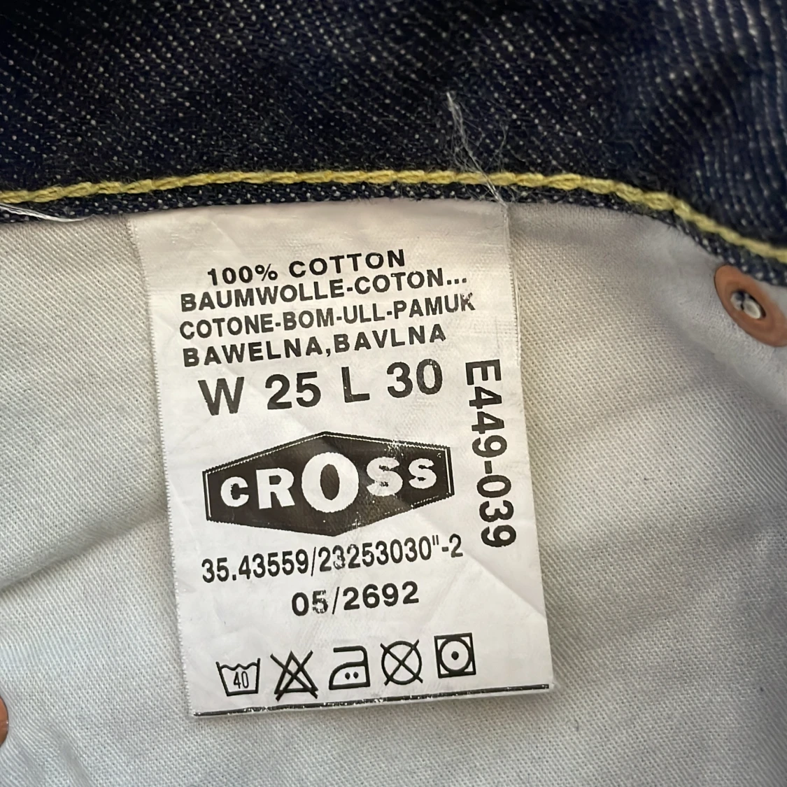 Lågmidjade bootcut jeans - 92