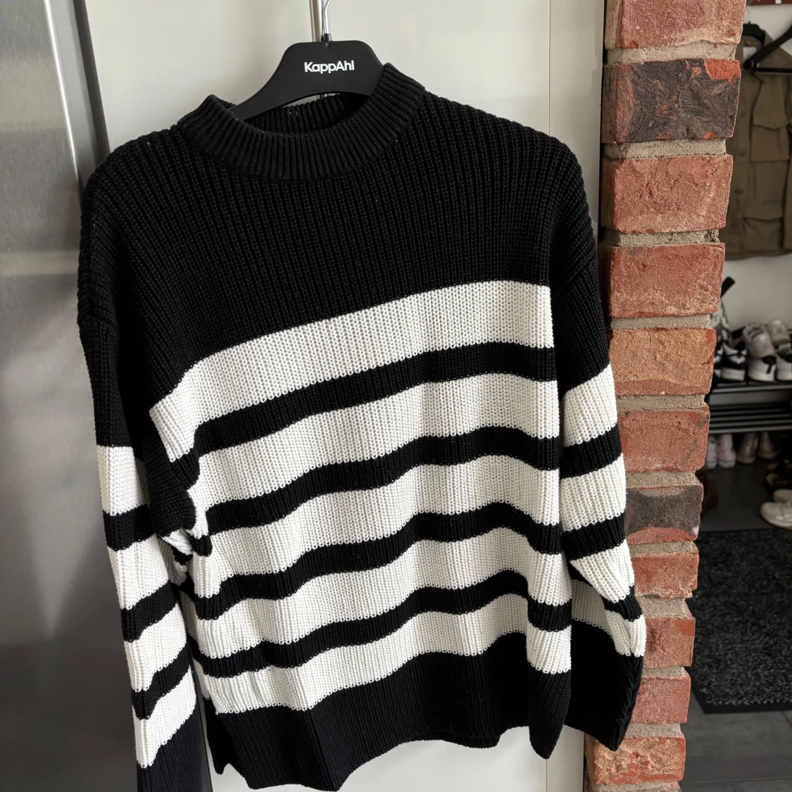 Randig stickad tröja🥰