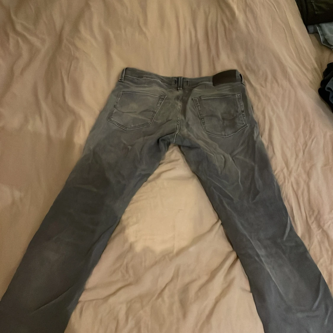 Grå slim fit jeans - 90