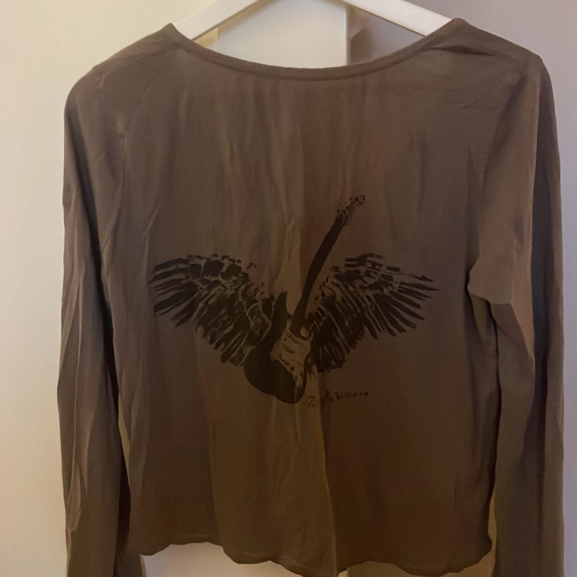 Brun långärmad topp från Zadig & Voltaire - 90