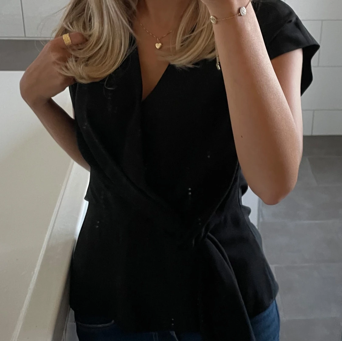 Svart blus från Zara