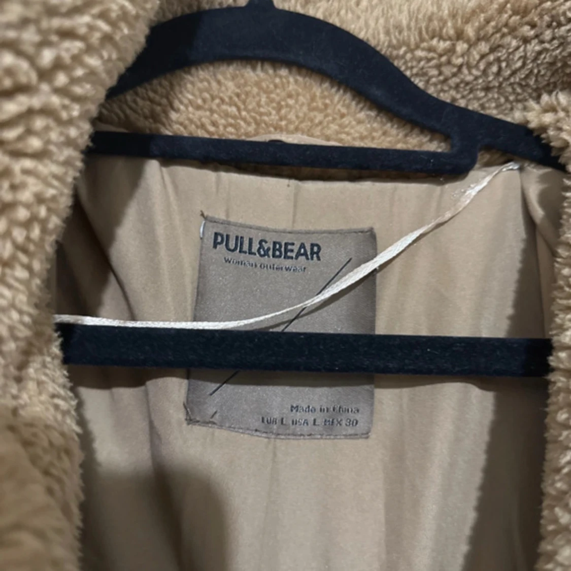 Beige teddyjacka - 93