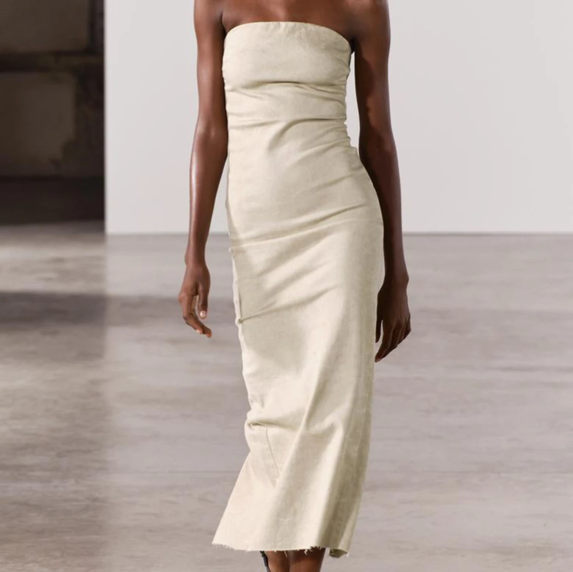 Bandeau klänning från ZARA