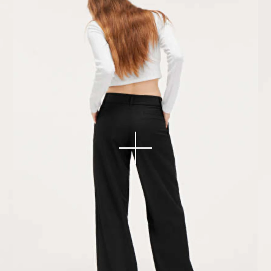 Low waist byxor från Monki