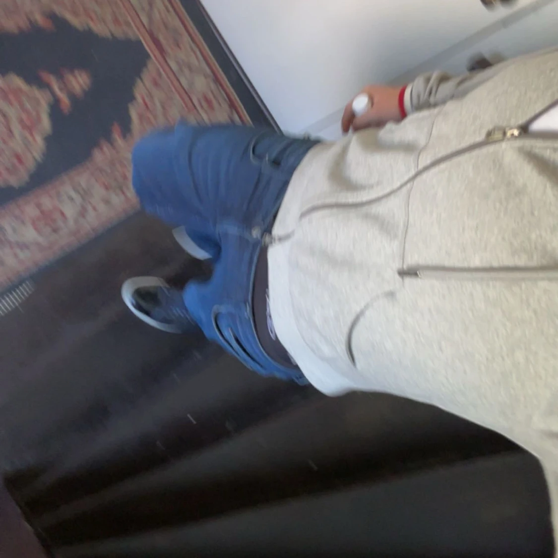 Grå huvtröja från Moncler - 92