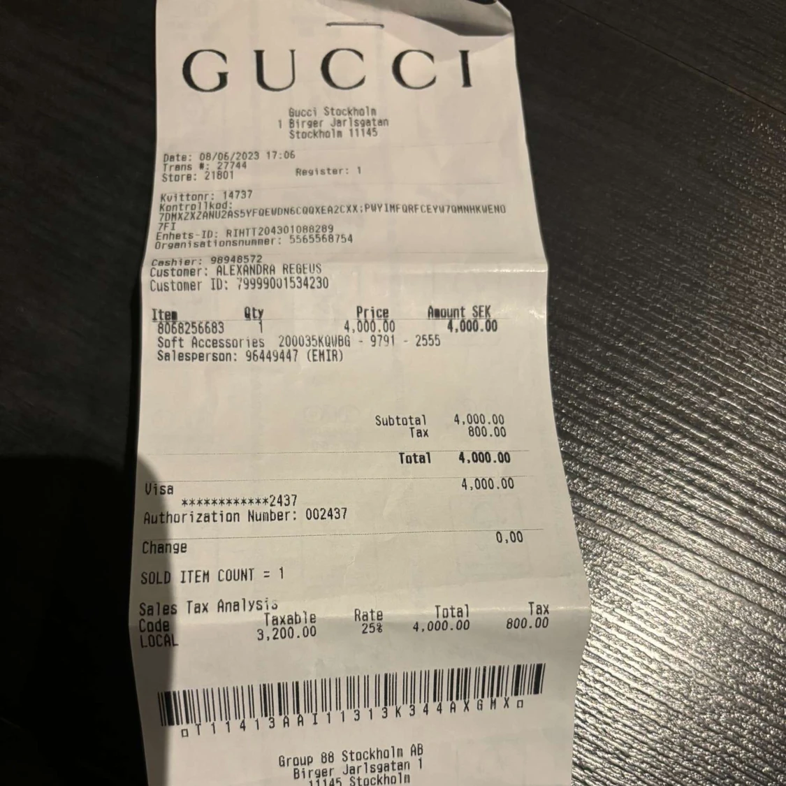 Gucci keps Äkta  - 92
