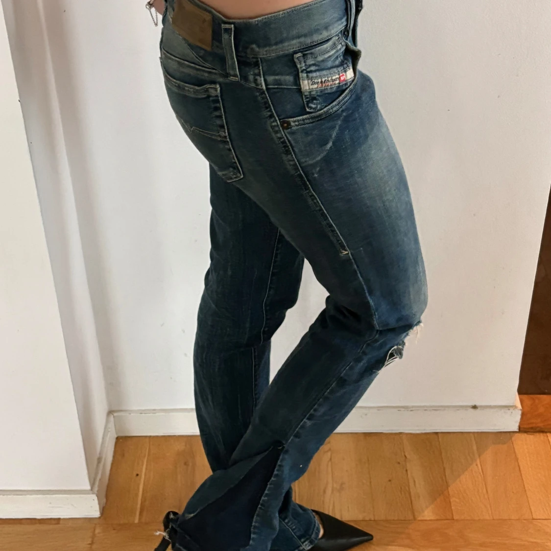 Lågmidjade jeans - 90