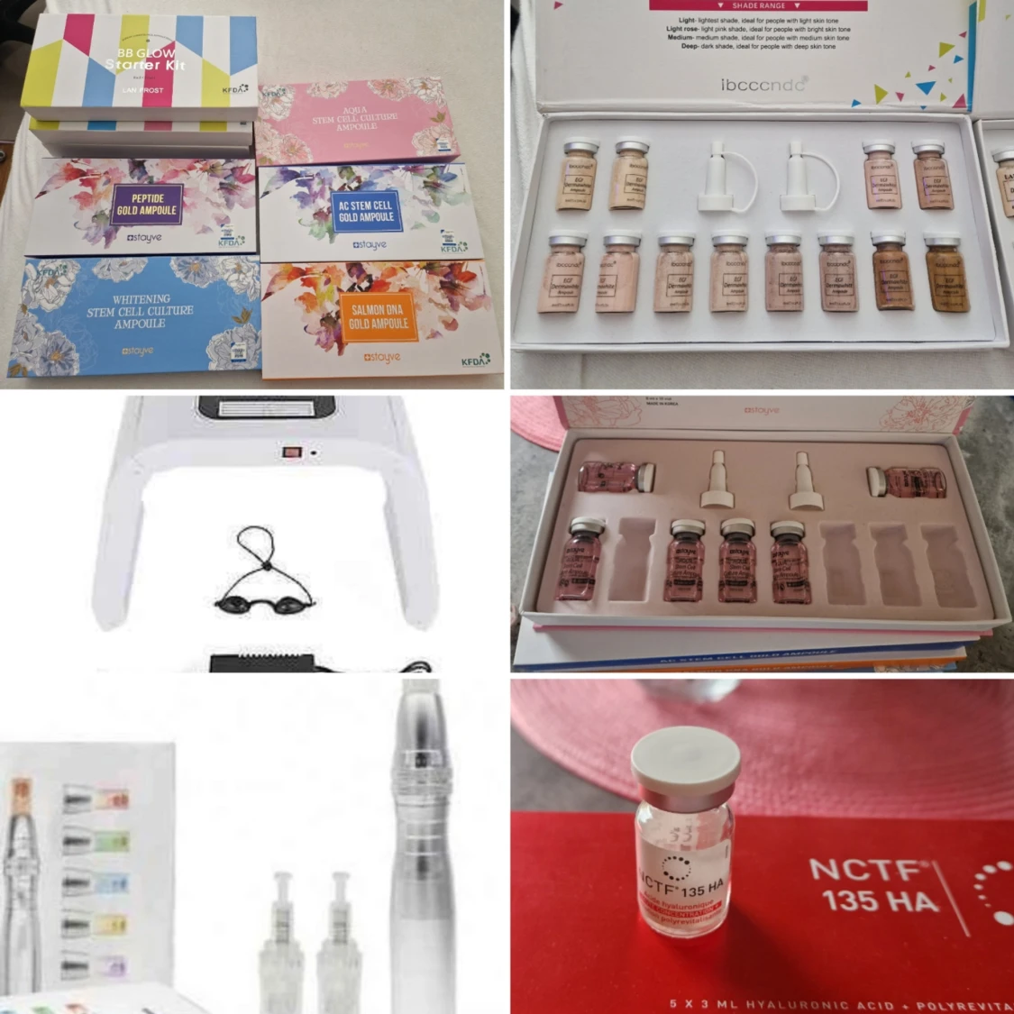 Microneedling och Bbglow 