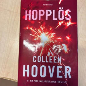 Hopplös - Säljer boken hopplös av colleen hoover, en så spännande bok och den bästa jag läst av henne😍