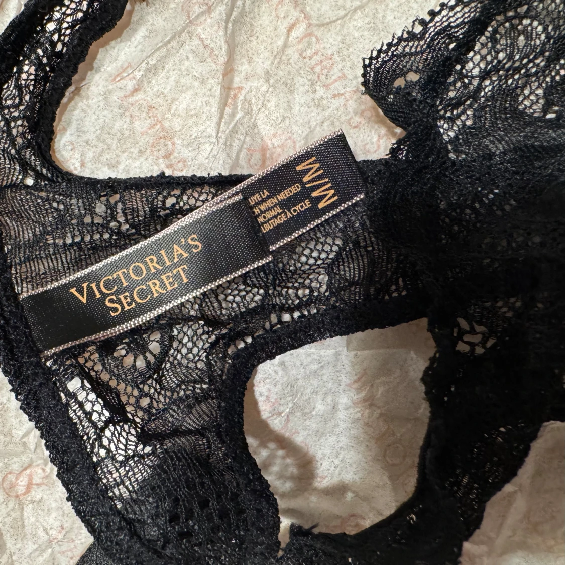 Svart spetsunderkläder från Victoria's Secret - 90