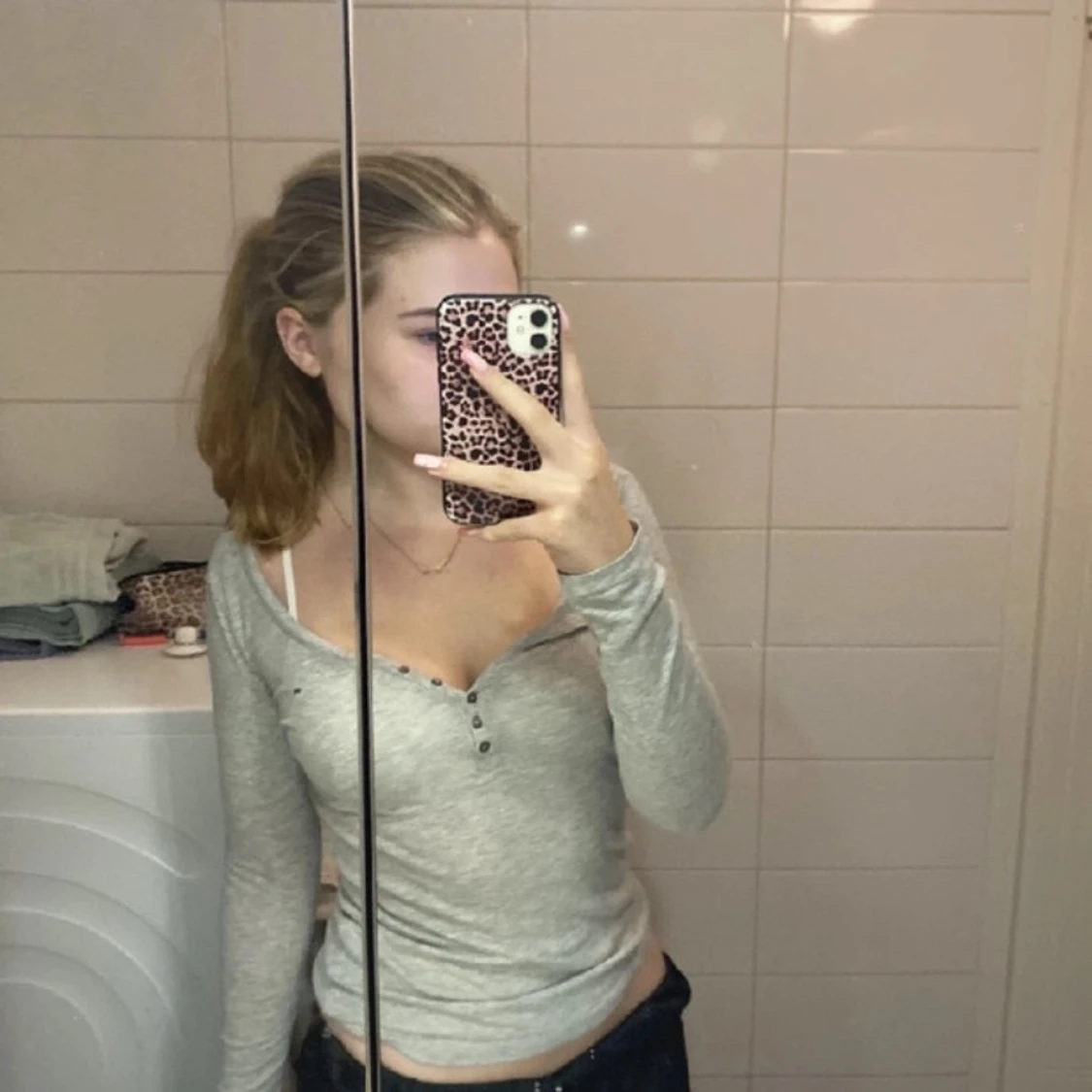 Långärmad pyjamaströja