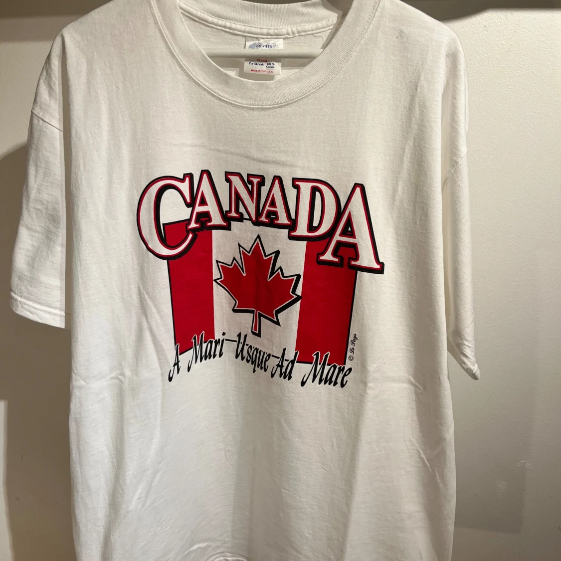 Vit Canada t-shirt från Le Pays International - 92