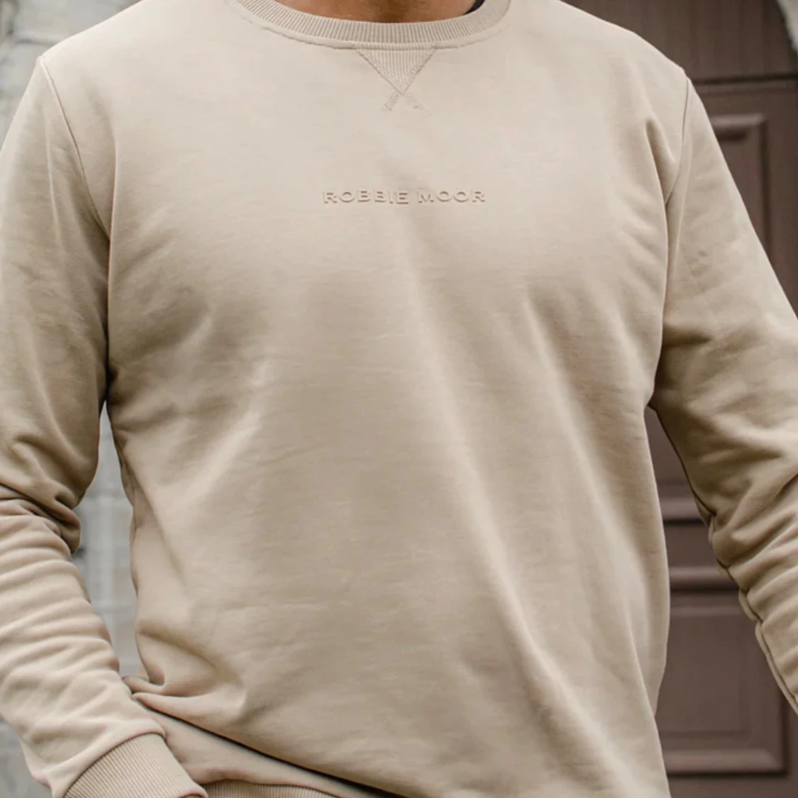 Sweatshirt med logga - 91