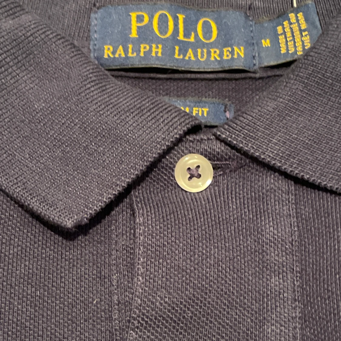 Mörkblå pikétröja från Ralph Lauren - 2