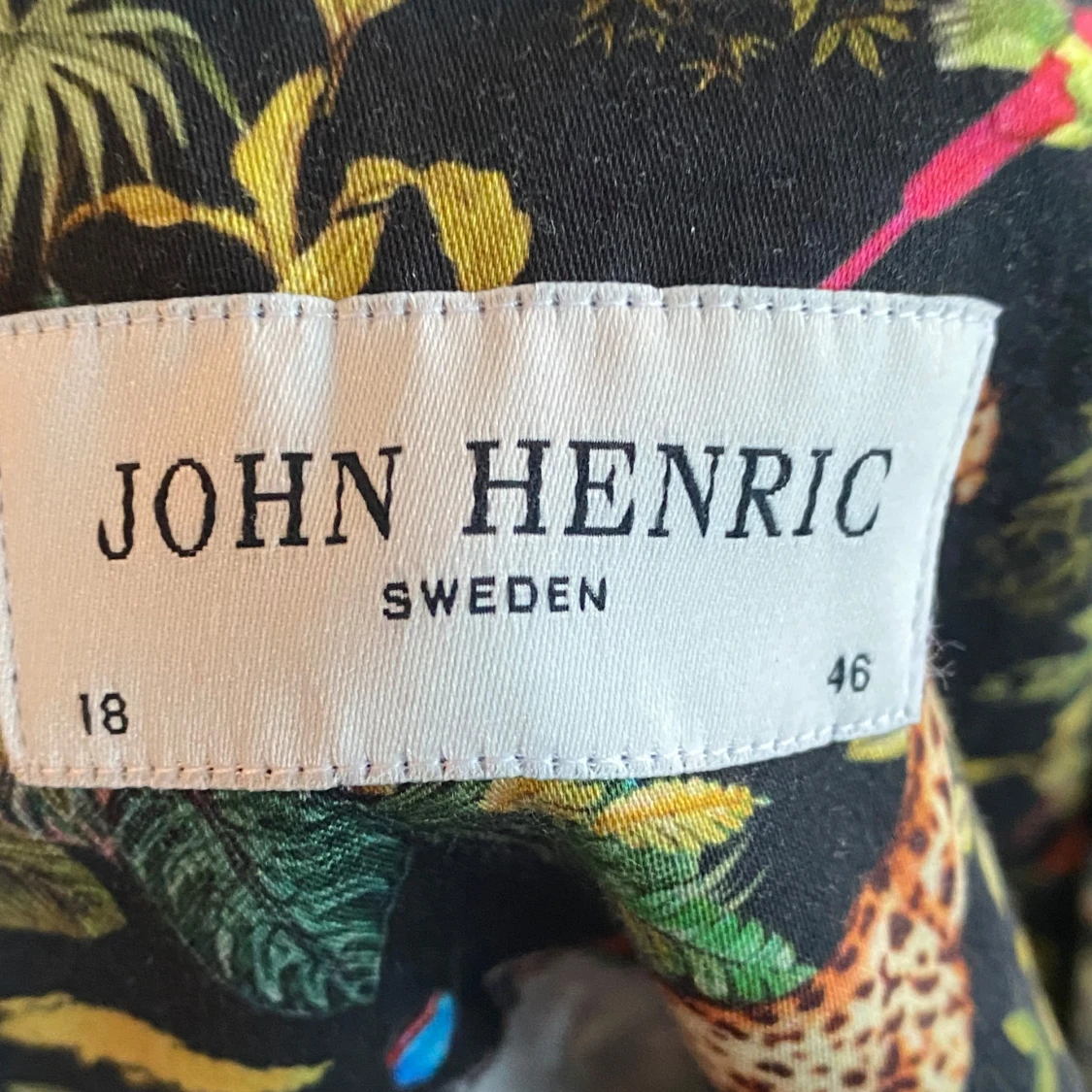 Mönstrad skjorta från John Henric - 2