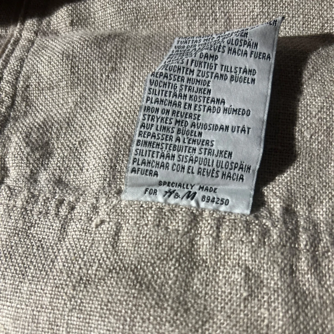 Beige linnejacka - 1