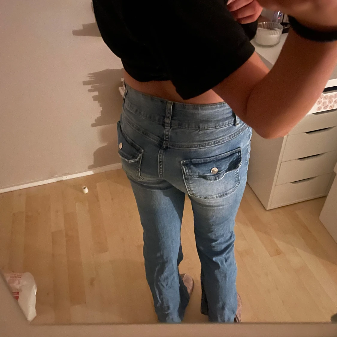 Blå jeans bootcut - 1