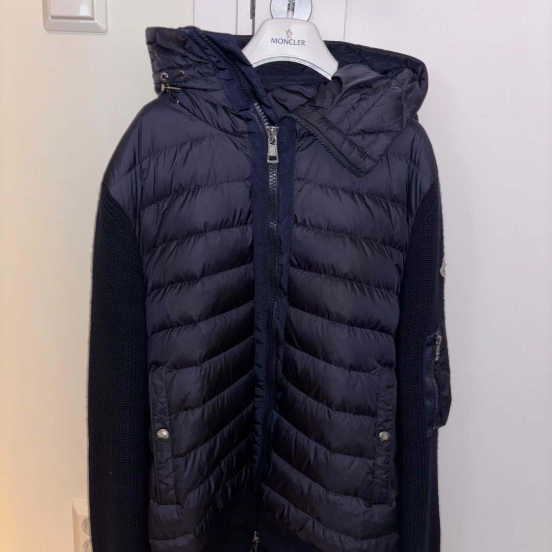 Mörkblå Moncler Cardigan - 1