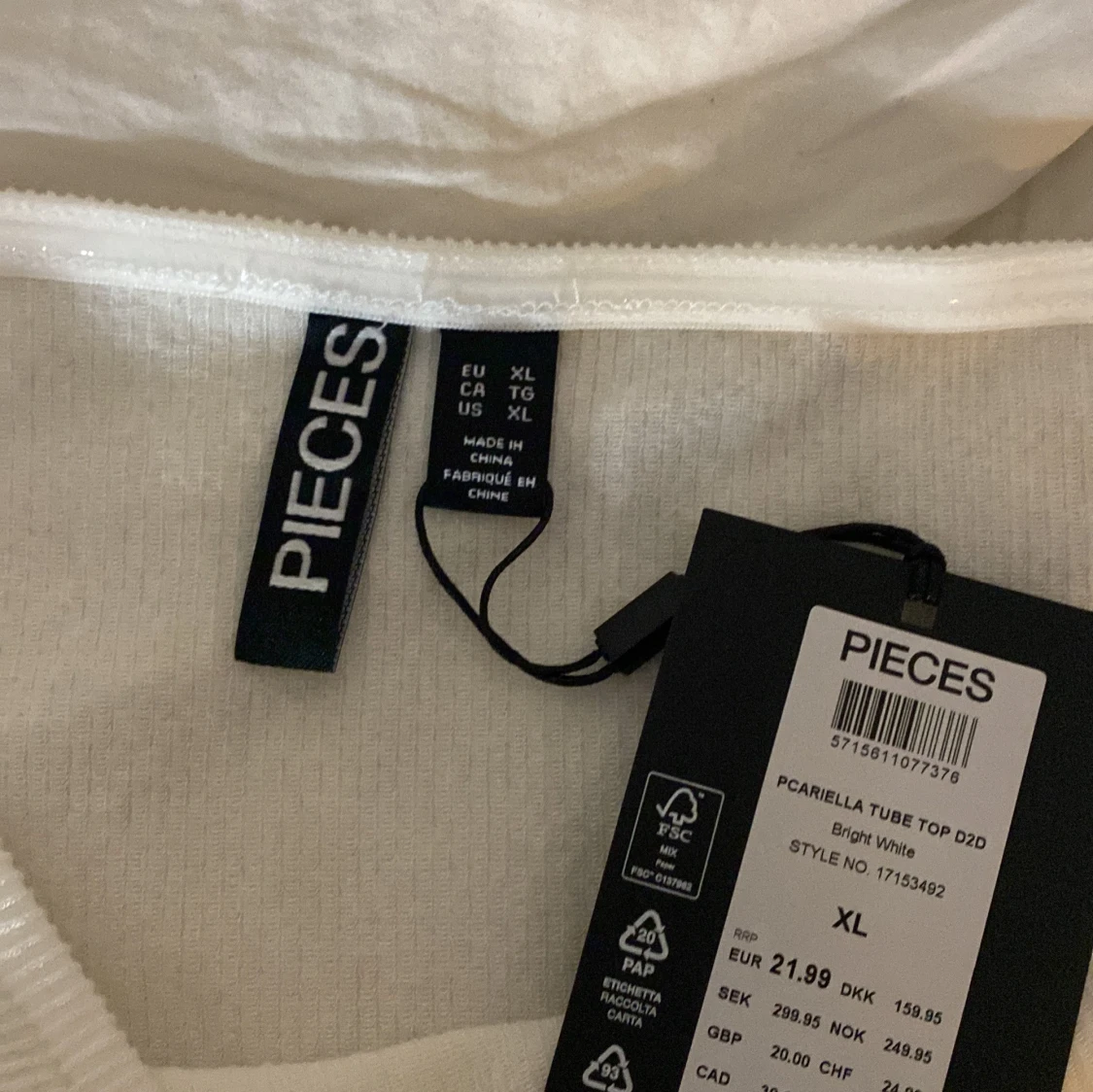 Ribbad tub top Pieces - 2