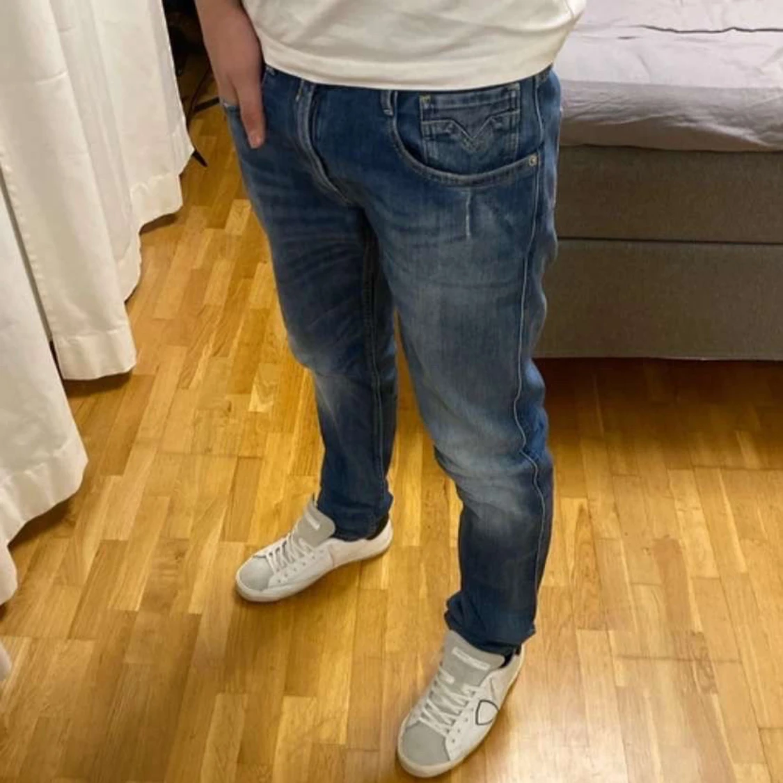 Blå Replay Anbass jeans - 3