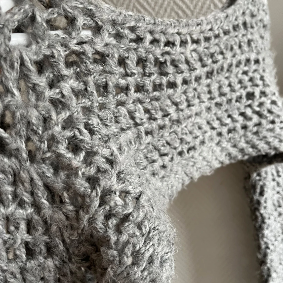 Handgjord stickat kofta - 92