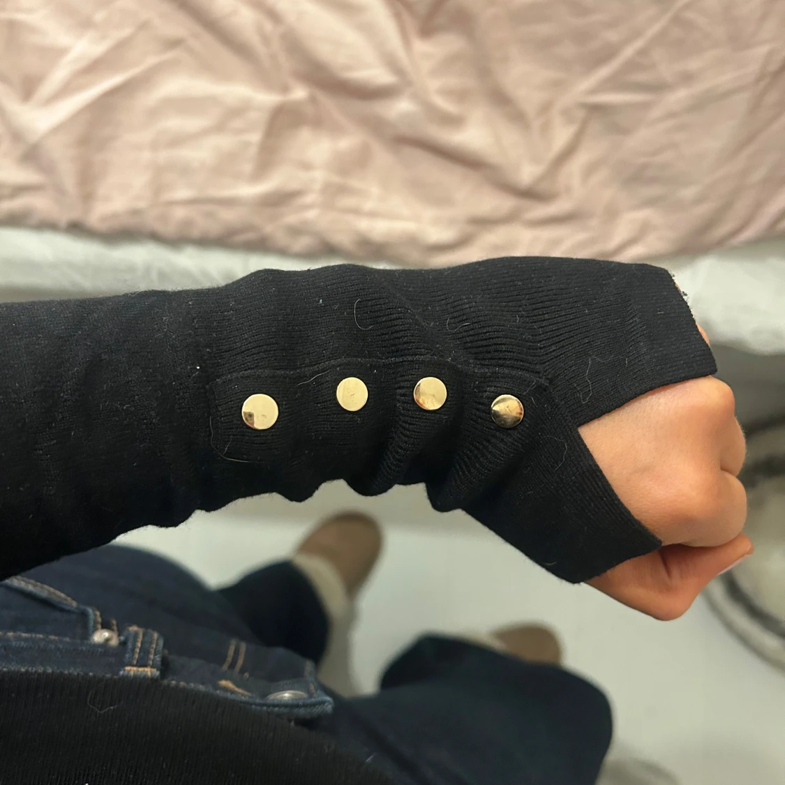 Svart långärmad tröja från Zara - 2