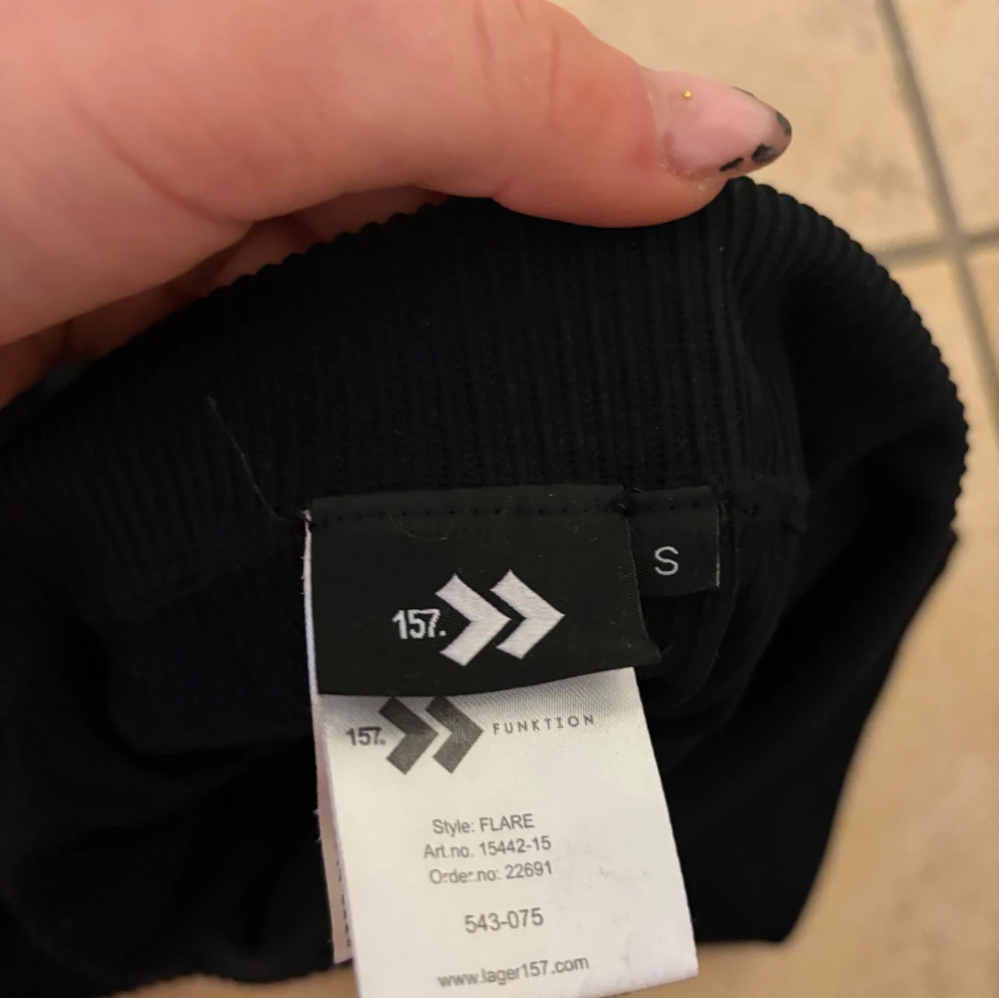 Svarta flare leggings från 157 - 2