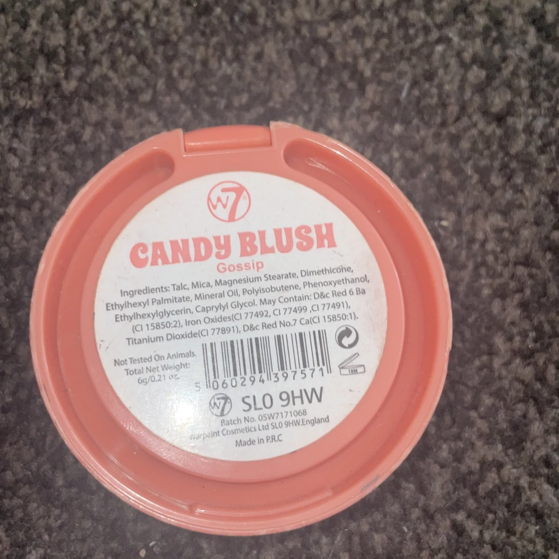 Candy Blush från W7 - 91