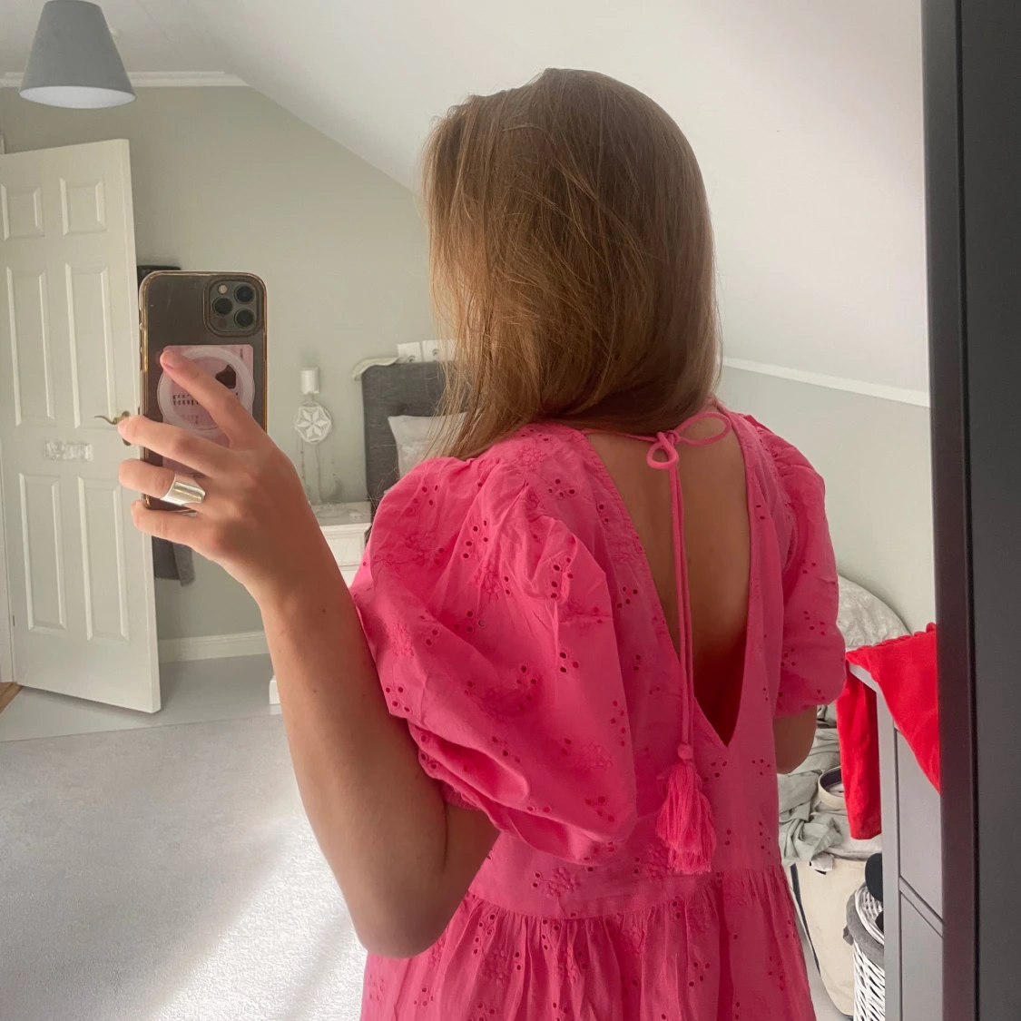 Rosa klänning  - 90