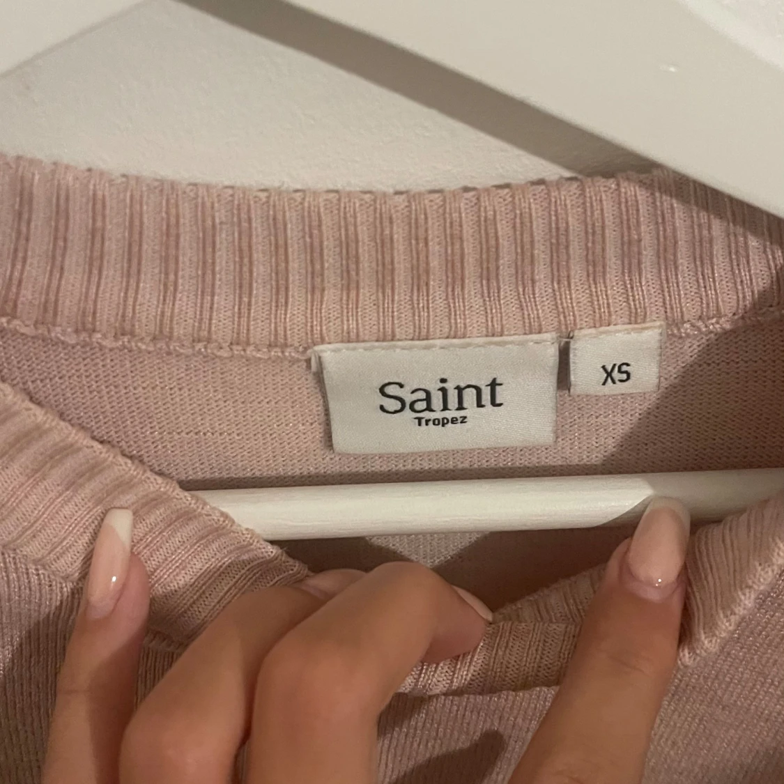 Rosa stickad tröja från Saint Tropez - 91