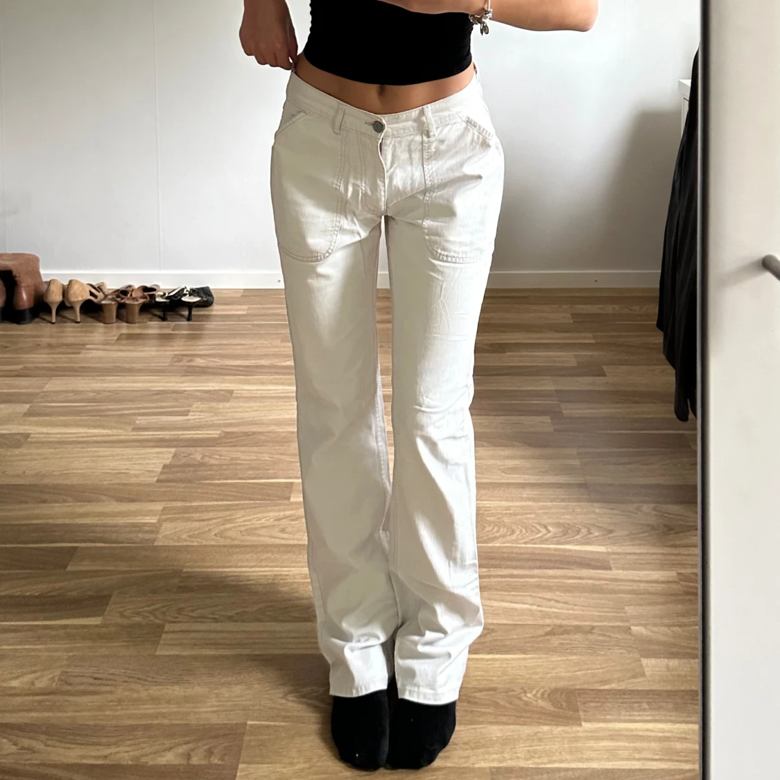 Lågmidjade jeans