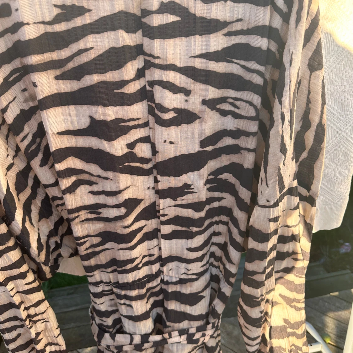 Zebramönstrad långklänning  - 91