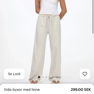 Linnebyxor pill and bear  - Superfina linnebyxor som ej kommer till användning. Använd typ 2 ggr. I nysckick. Ej genomskinliga, fin beige färg Tryck gärna köp nu