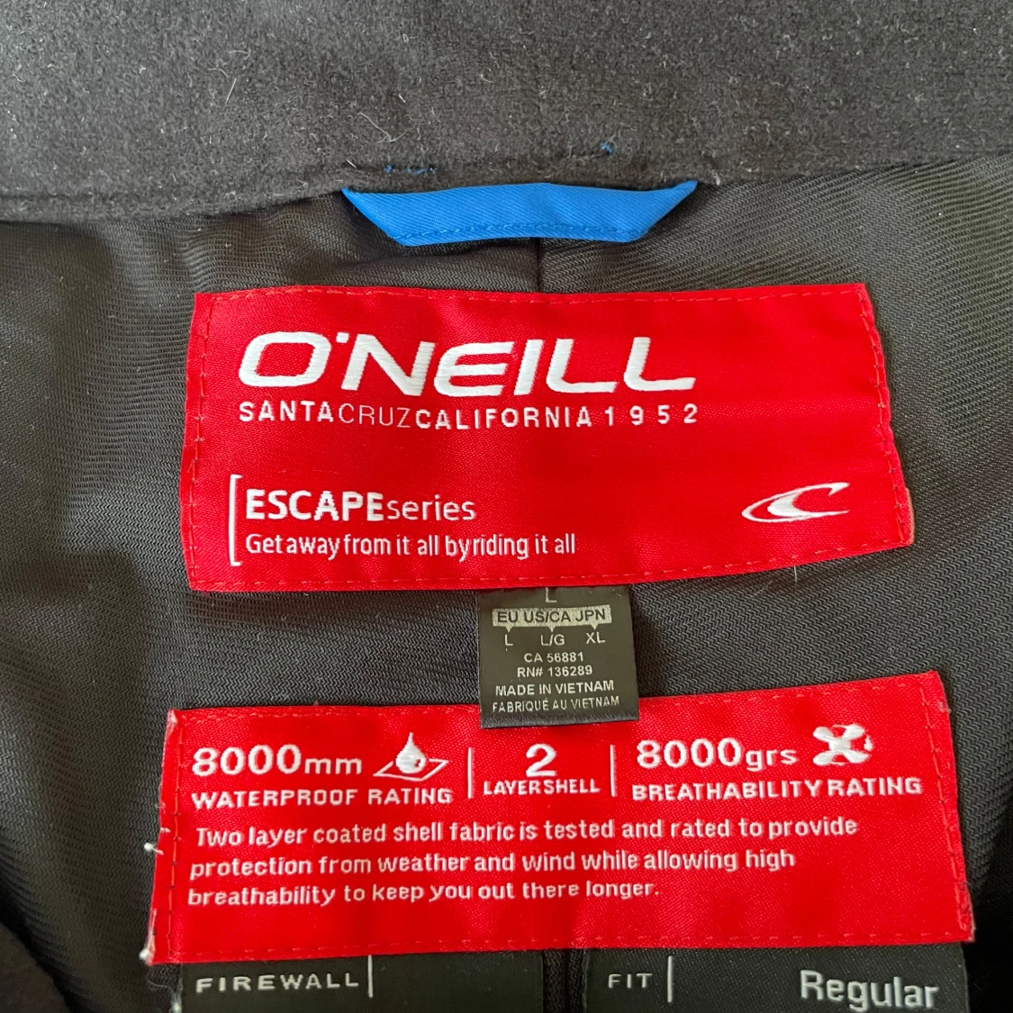 O’NEILL Escape Series- surf the web blue lined skidbyxor  - 91