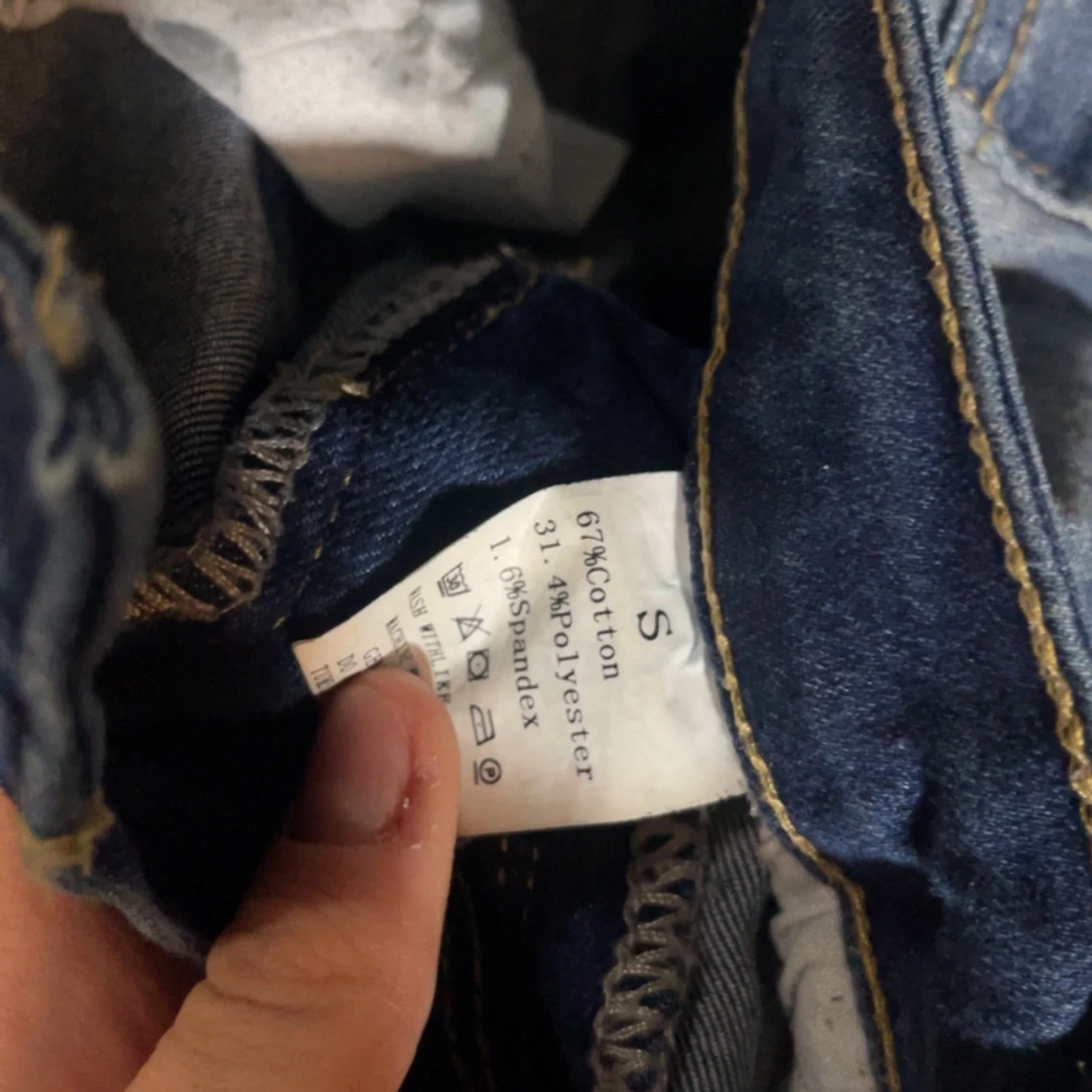 Blå jeans i bootcut-stil - 90