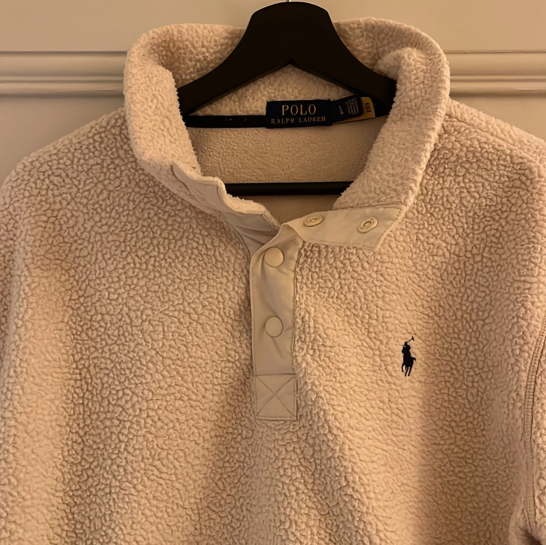 Ralph Lauren Beige fleece tröja  - 1