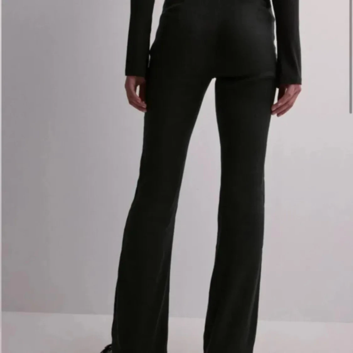 Low waist linen flare pants  - 1