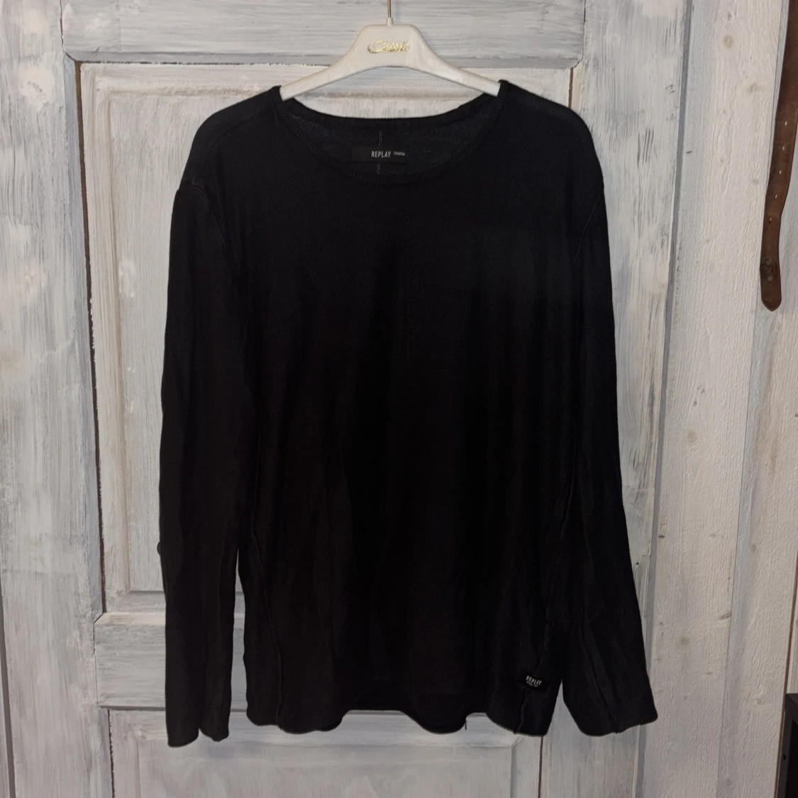 Svart långärmad tröja från Replay