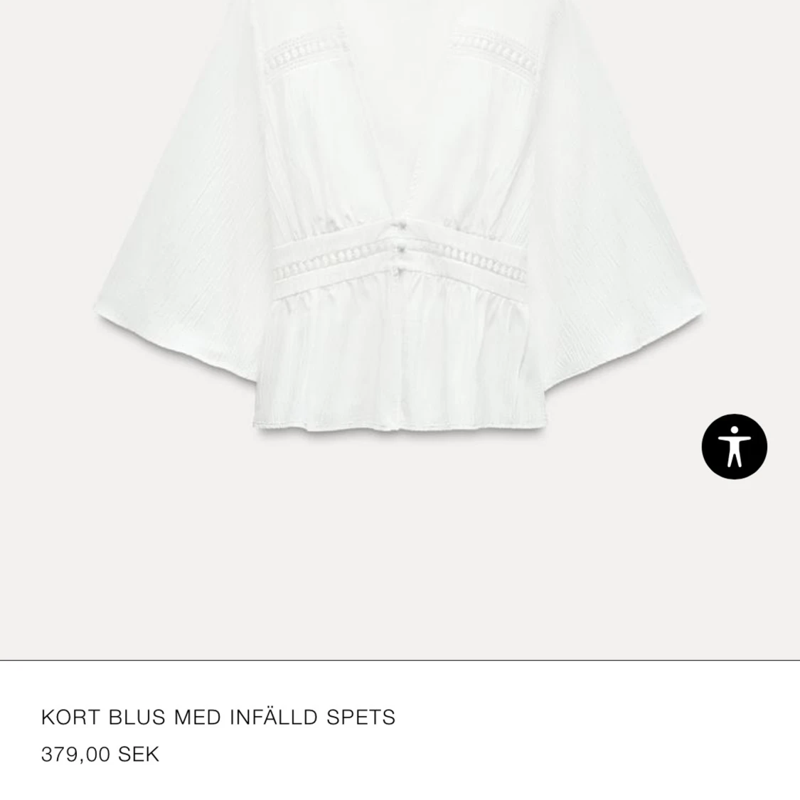 Vit blus från Zara - 90