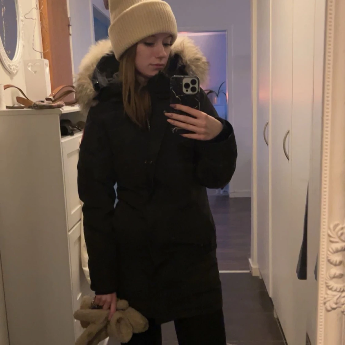 Svart dunjacka från Canada Goose