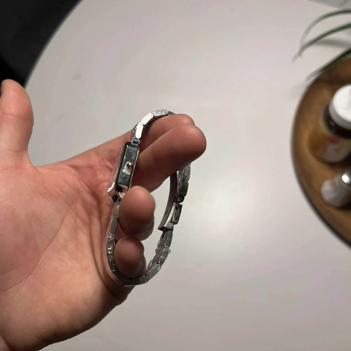 Vintage silverklocka - 90