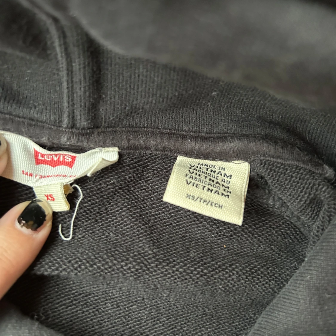 Svart hoodie från Levi's - 91