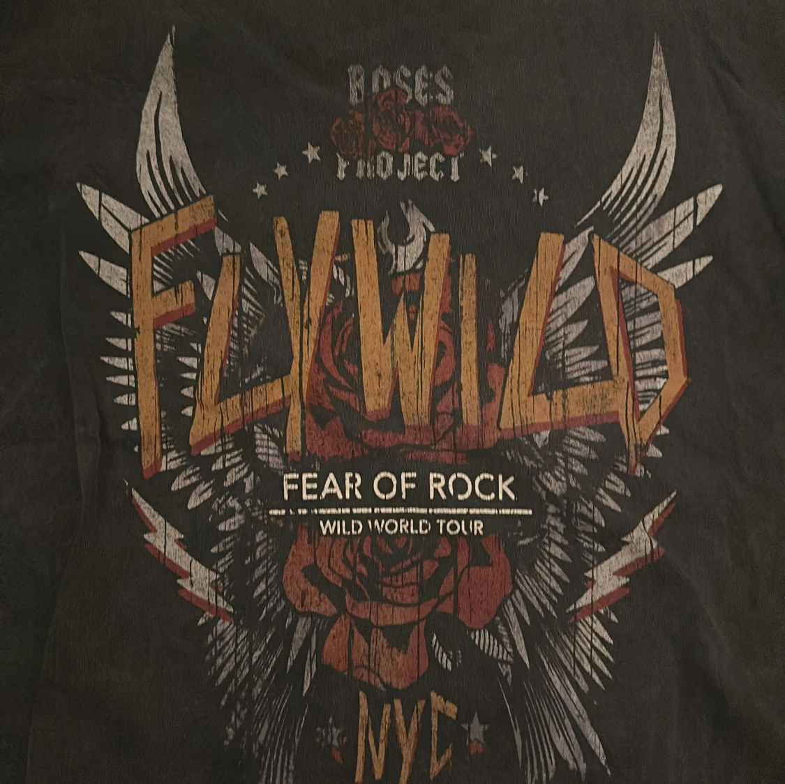 Svart t-shirt tryck - 90