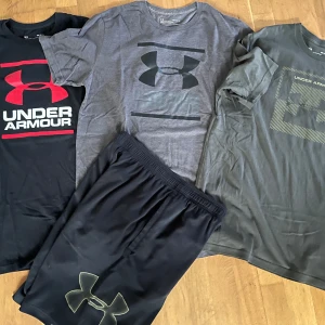 Under armour träningskläder - Säljer under armour träningskläder i bra skick! Alla plagg är i storleken M. 60 kr plagget Allt för 200!