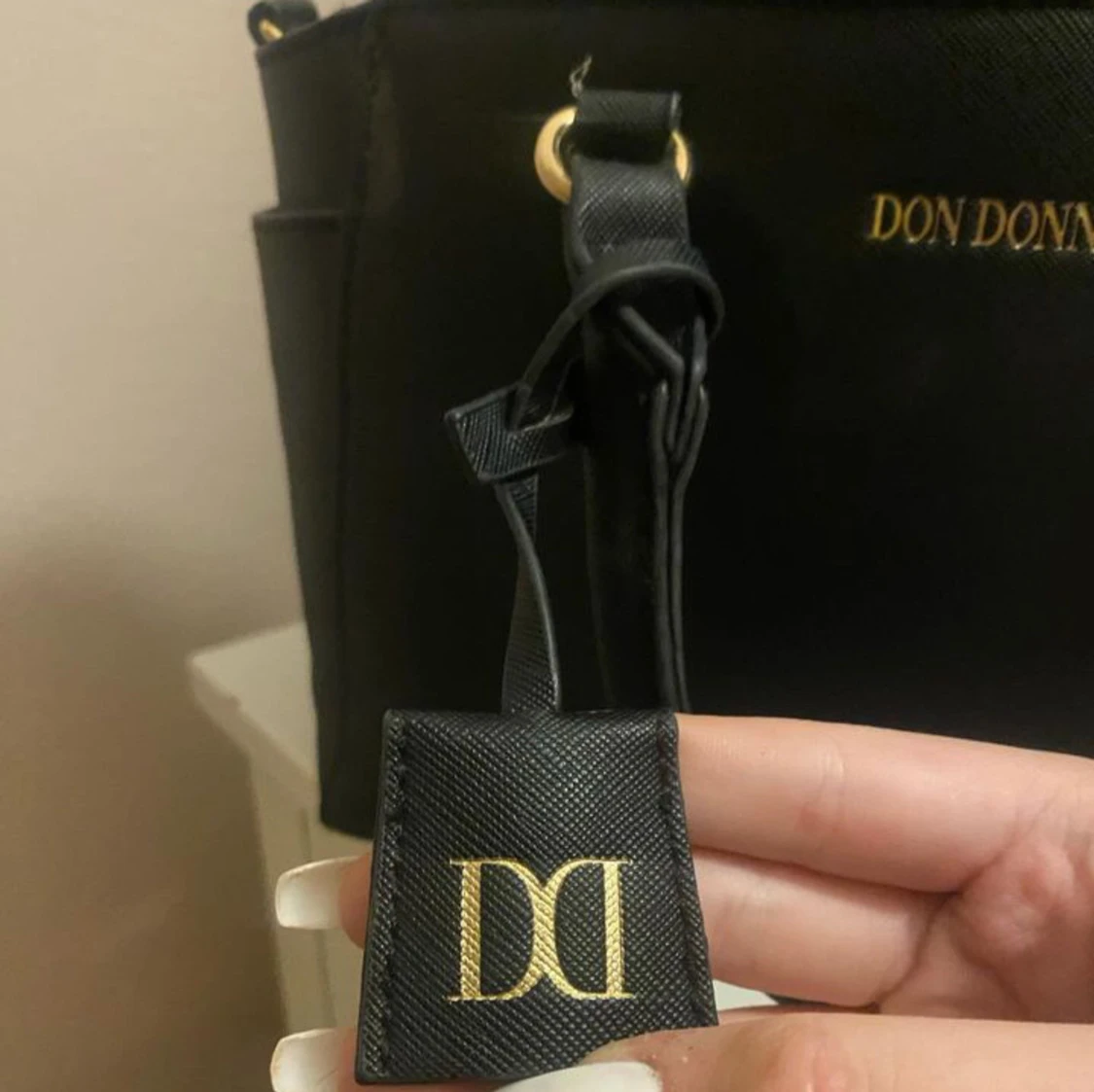 Svart tote bag från Don Donna - 92