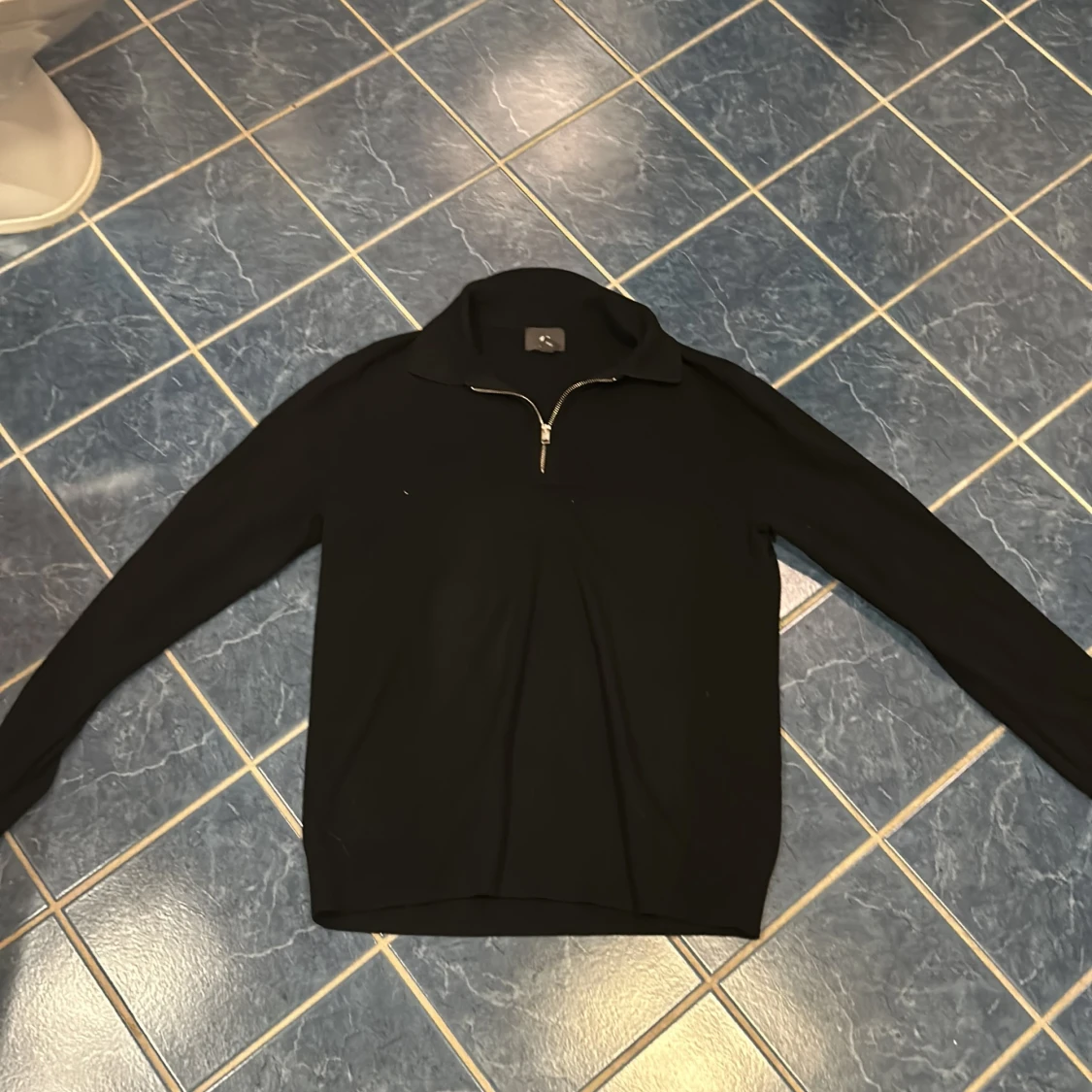 Half zip tjocktröja  - 91