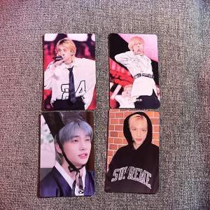 4 st straykids hyunjin photocards för 30kr